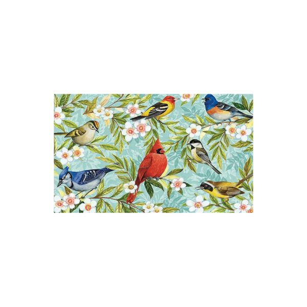 Spring Bird Collage Door Mat 18x30 Inch Indoor Entrance Outdoor Doormat