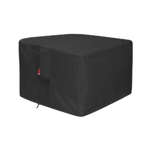 Square Fire Pit Cover 32Lx32Wx24H Durable Waterproof 600D Polyester Fits 32 inch