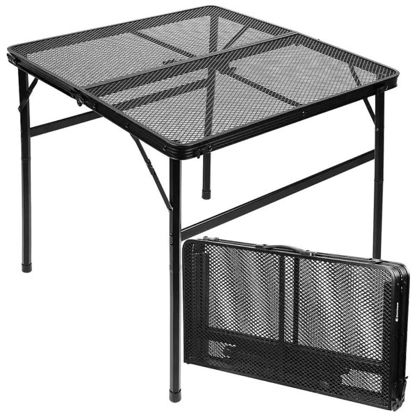 Square Folding Table for BBQ, Picnics, and Parties