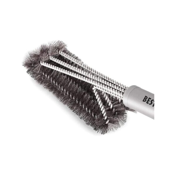 Stainless Steel BBQ Grill Brush with Wire Bristles for Grill Cleaning