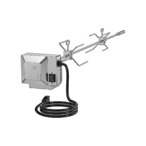 Stainless Steel Electric Rotisserie Kit for Weber Genesis II and LX Series Gas Grills