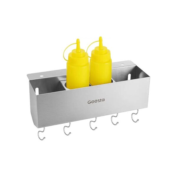 Stainless Steel Grill Caddy with Easy Installation for Blackstone Griddles