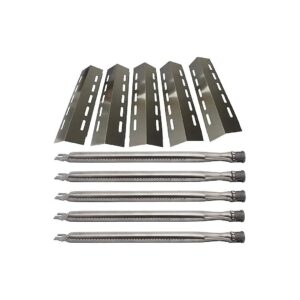 Stainless Steel Heat Plate and Burner Replacement for Ducane 5-Burner Gas Grill