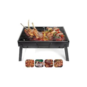 Stainless Steel Portable BBQ Grill for Beach Camping and Outdoor Cooking