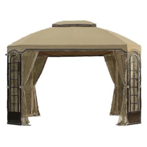 Standard 350 Beige Canopy for Metal Gazebo Replacement