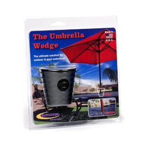 Standing Brown Polyurethane Table Umbrella Wedge