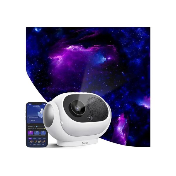 Starry Ceiling Light Projector with RGB Colors and Sound for Bedroom Ambiance