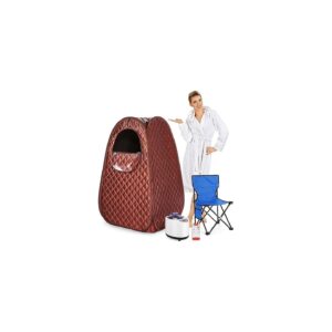 Steam Sauna for Home Use with Remote Control and 90 Minute Timer