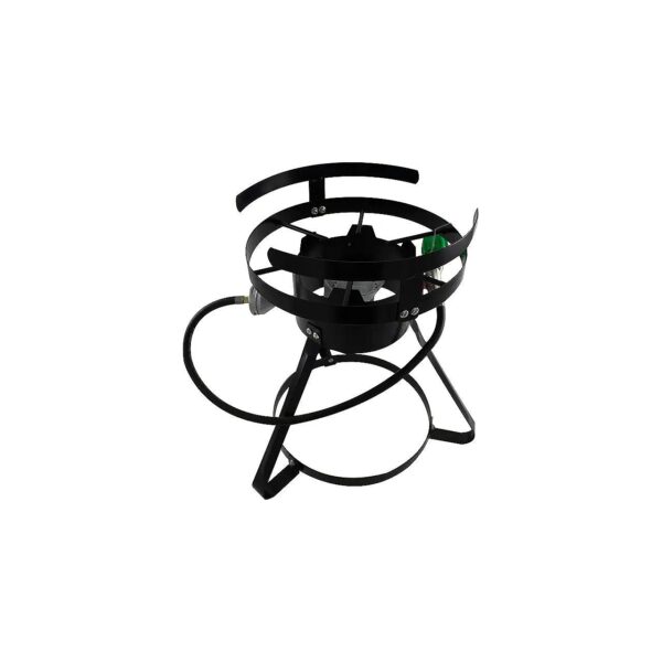 Steel Tripod Stand and Adjustable Regulator for Large Portable Gas Burner