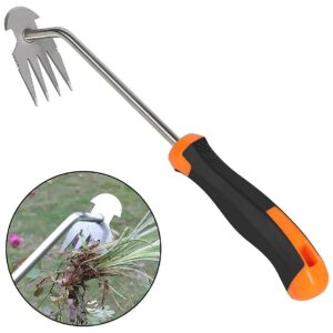 Steel Weeding Tool for Efficient Weed Removal in Gardens