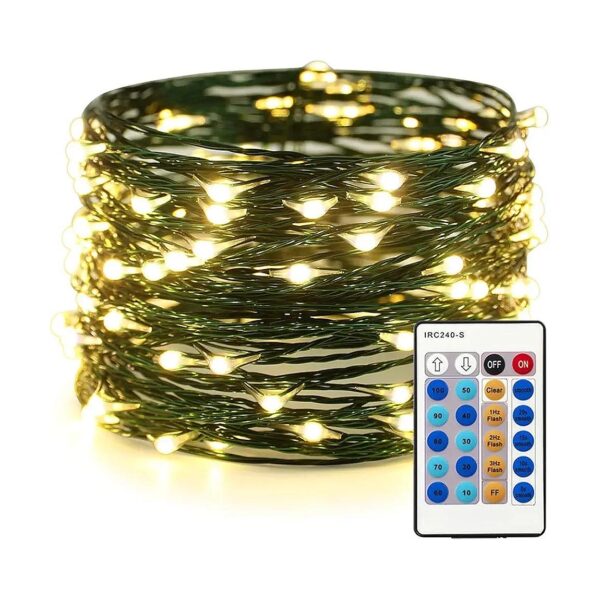 Strands Copper Wire Fairy Lights with 100 LED Lights