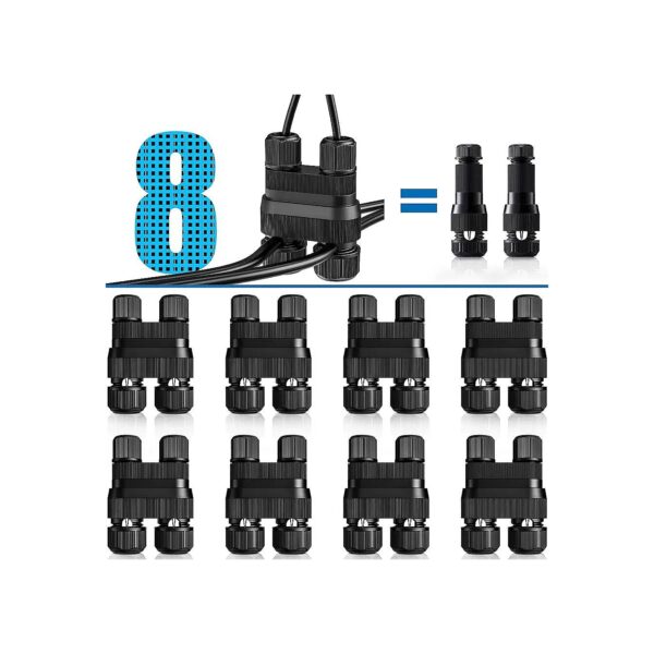 Strength Low Voltage Landscape Lighting Connectors for 12-18 Gauge Wire