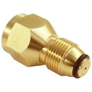 Strength Solid Brass Adapter and Built-In Safety Feature