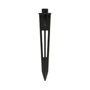 Sturdy Metal Ground Spike for Landscape Lighting in Diecast Aluminum Finish