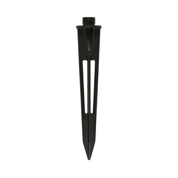 Sturdy Metal Ground Spike for Landscape Lighting in Diecast Aluminum Finish