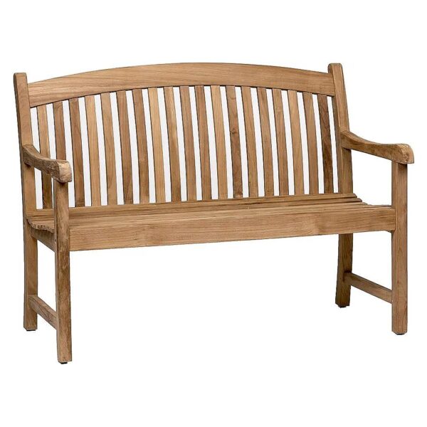 Sturdy and Durable 48L x 18W x 35H Teak Bench for Outdoor and Indoor Use