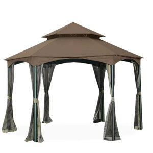 Suitable Replacement Canopy for Hexagonal Metal Gardens with Frame Dimensions 144" x 144