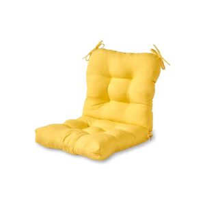 Sunburst Colored Outdoor Chair Cushion with Comfortable and Plush Support