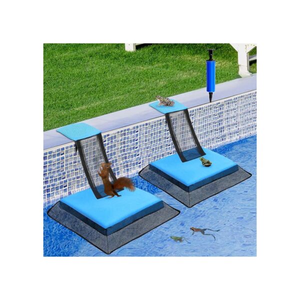 Swimming Pool Animal Safety Net and Rescue Ramp for Small Creatures