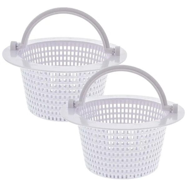 Swimming Pool Skimmer Basket Replacement for Above Ground Pools 2 Pack Standard Size