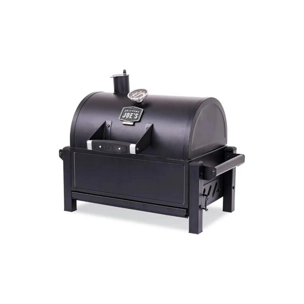 Tabletop Charcoal Grill with High-Temperature Finished Construction and Durable Handles