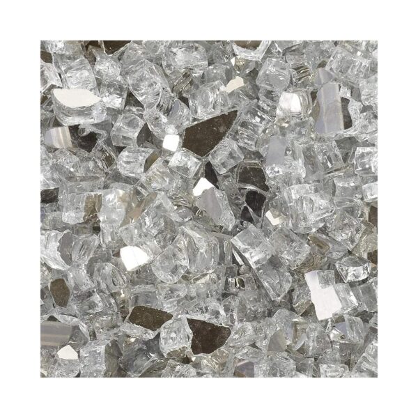 Tempered Glass Fire Glass with High Luster Finish and Diamond Starlight Color