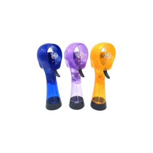 Three Colors Portable Water Misting Fan Handheld with Battery Powered Cooling System