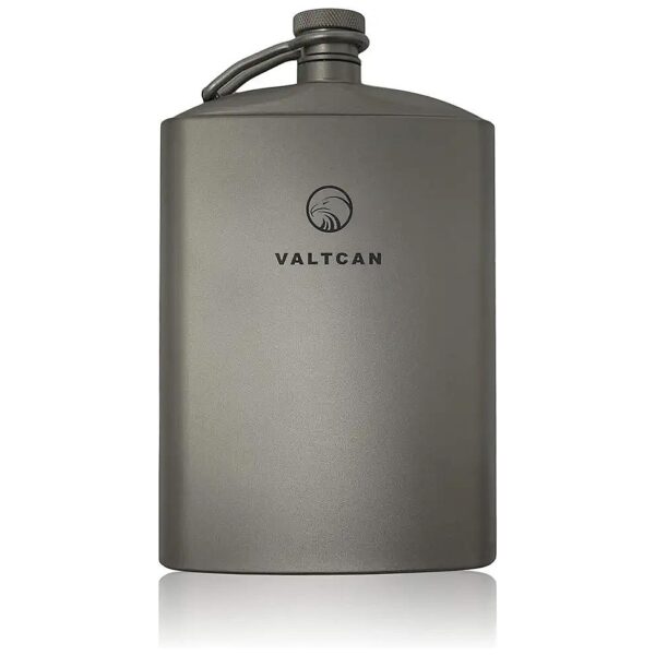 Titanium Beverage Flask with Secure Cap 260ml 8oz Capacity