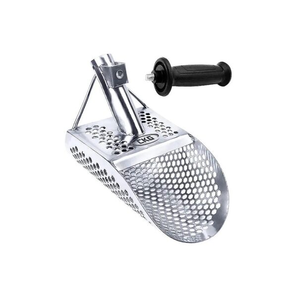 Top-Notch Stainless Steel Metal Detecting Scoop for Beach Treasure Hunting