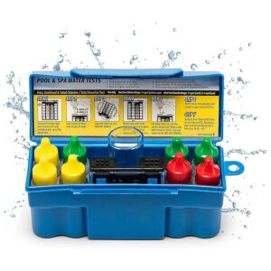 Total Chlorine, pH, And Bromine Testing Kit For Pools And Spas Made In The USA