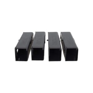 Touch Electronic Mouse Trap Refill Chambers 4-Pack Black