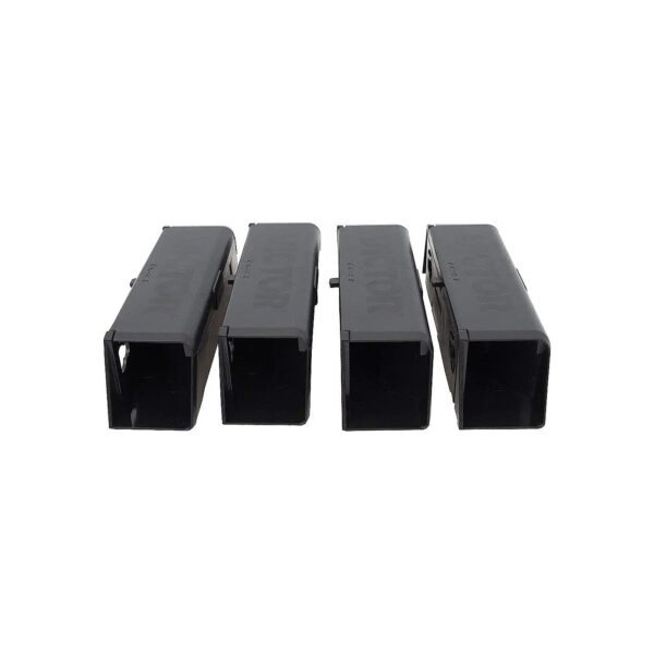 Touch Electronic Mouse Trap Refill Chambers 4-Pack Black