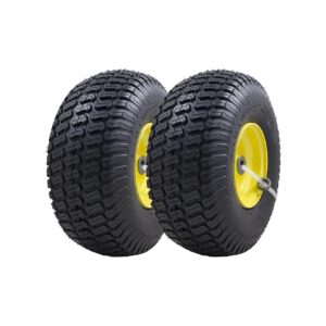 Tough and Durable 15x00-6 Tire and Wheel Assembly for Riding Lawn Mowers