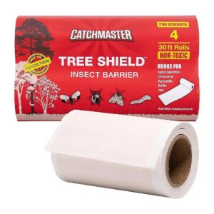 Tree Shield Insect Barrier, 30ft Rolls, 4 Pieces, Crawling Insect Trap