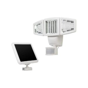 Triple Head Solar Motion Light with 30ft Detection Distance and Weather Resistance