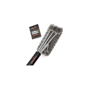 Triple Machine Tested Stainless Steel Grill Brush for Fast and Easy Cleaning