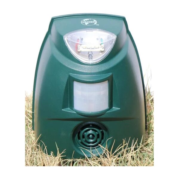 Triple Scan Detection Bird Repeller with Audible and Ultrasonic Sounds and Strobe Lights