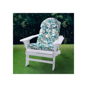 Tropical Print Polyester Adirondack Chair Cushions for Comfortable Outdoor Seating