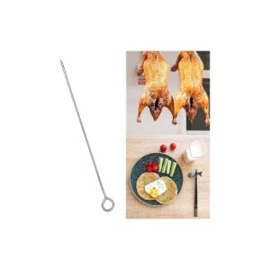 Truss Turkey and Poultry with Durable Stainless Steel Skewers