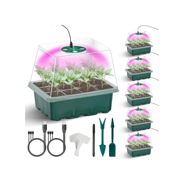 Tuned Seed Starter Kit with Grow Light for Precise Plant Growth