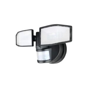 Twin LED Floodlight with 400 Lumens for Security and Convenience