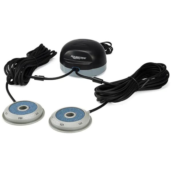 Two Outlets Pond Aeration Kit with High-Quality Components and 3-Year Warranty