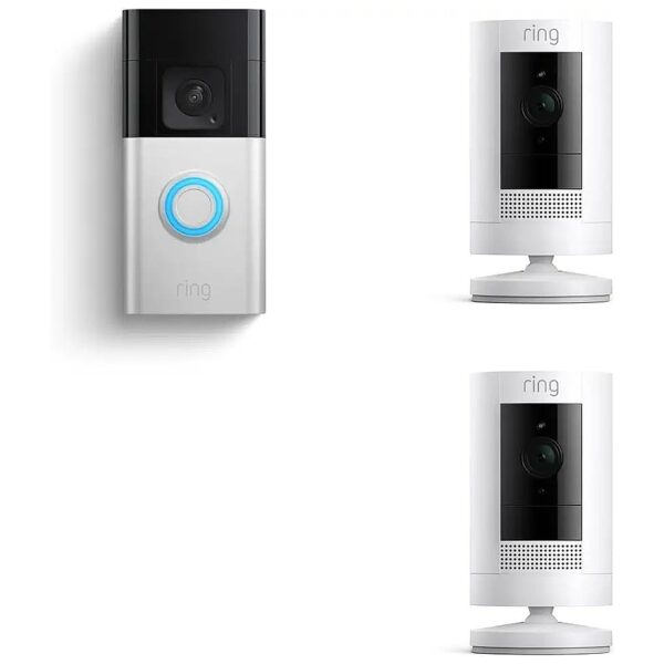 Two-Person Stealth Camera System for Home Security with Doorbell Notifications