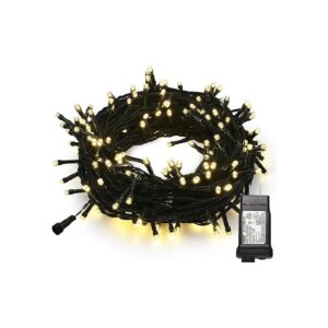 UL Certified 33FT Christmas Lights with 100 LEDs and Warm White Tone