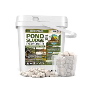 USA Made 100% Natural Pond Sludge Remover for Clear Water, Healthy Fish, and Happy Owners