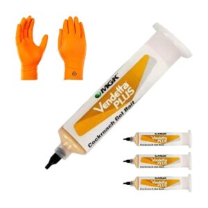 USA Supply Pest Control Cockroach Bait Gel with Gloves for Safe Handling