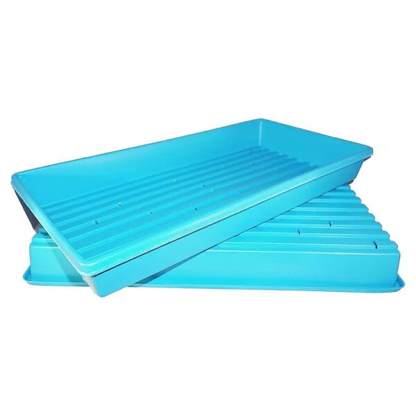 USA-Made Heavy Duty Growing Tray for Seeds and Microgreens with Drainage Holes