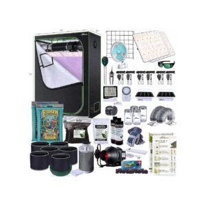 Ultimate Home Grow Kit with Complete LED Grow Light, Grow Tent, and Filtration System