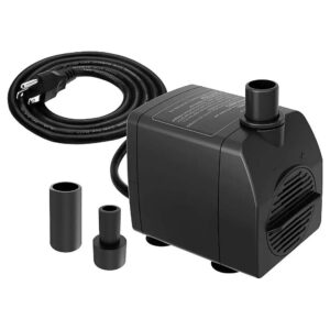 Ultra Quiet Submersible Pump with Dry Burning Protection for Fountains and Ponds