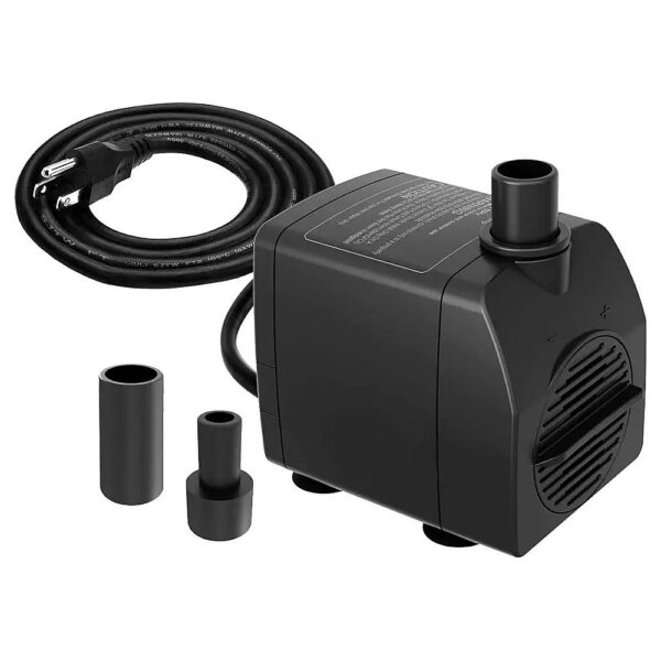 Ultra Quiet Submersible Pump with Dry Burning Protection for Fountains and Ponds